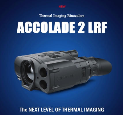 Pulsar Accolade 2 LRF Thermal Imaging Binoculars Laser Rangefinder Photo Video Recorder