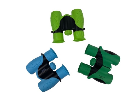RoHS Children's Toy Binoculars , 8x21 Child Size Binoculars Shock Resistant