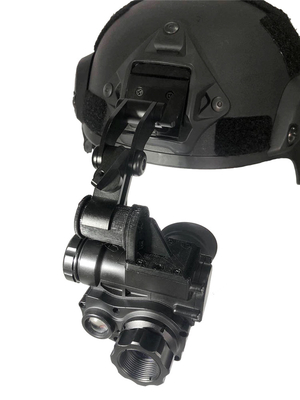 1x24mm Infrared Night Vision Telescope , Night Vision Monocular With Helmet Mount
