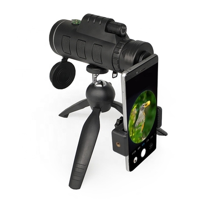 High Power 40x60 Phone Lens Telescope Monocular With Tripod Smartphone Clip