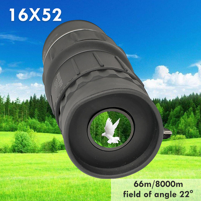 16x52 Zoom Hiking Monocular Telescope , 16x52 Monocular Dual Focus Optics Zoom Telescope