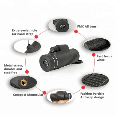 Hunting Birdwatching Mobile Phone Telescope , 12x50 Mobile Lens Telescope
