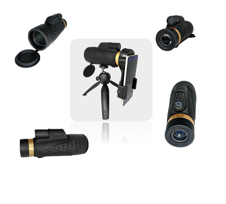 18x62 HD Bak4 Monocular Cell Phone Telescope For Kids Traveling Bird Watching