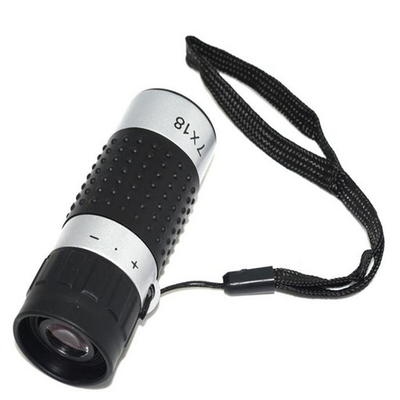 7x18 Golf Distance Scope Monocular 163m / 489ft Black Silver