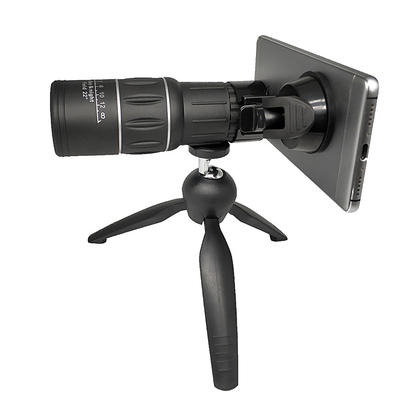 16x52 Telescope Monocular Smartphone Portable Zoom Dual Focus Optics