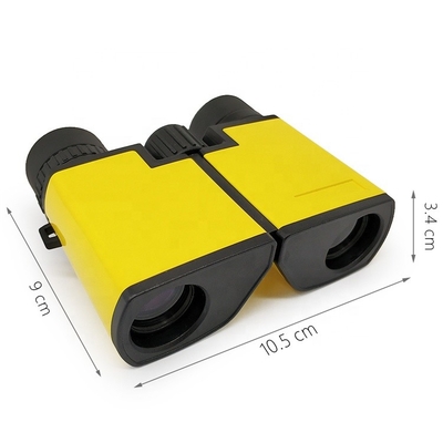 High Resolution 10x22 Kids Toy Binoculars Bak4 Prism Portable Wide Angle