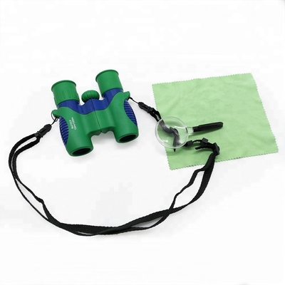 Shockproof 8x21 Children's Binoculars For Bird Watching Learning Stargazing