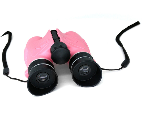 Optical Bak4 Prism 6x21 Childrens Pink Binoculars Shockproof