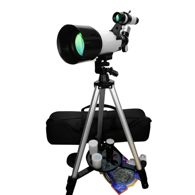 High Magnification Astronomical Refracting Telescope 70mm Aperture 400mm AZ Mount