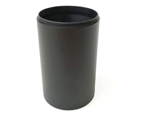 Matte Black Telescope Tripod Accessories , Aluminum Alloy 56mm Scope Sunshade
