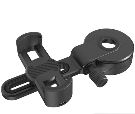 Flexible Telescope Tripod Accessories , Metal Smartphone Spotting Scope Mount