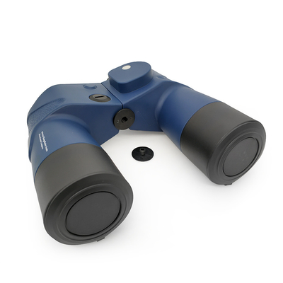 10x50 Blue Military Binoculars Telescopio Waterproof Telescope With Range Finder Compass