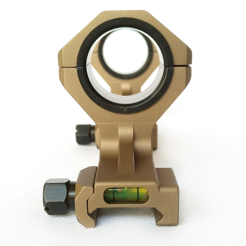 20mm Rail Dual Ring Telescope Tripod Accessories With Spirit Level One Piece Scope Mount